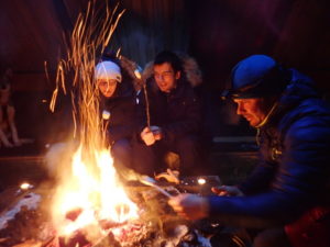 feu de camp laponie